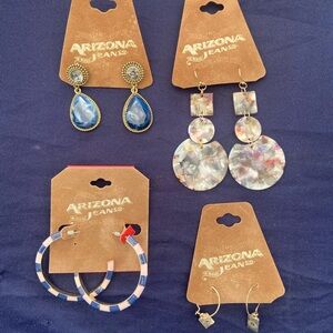 Arizona Jean Company Blue and Multicolor Earrings Collection
